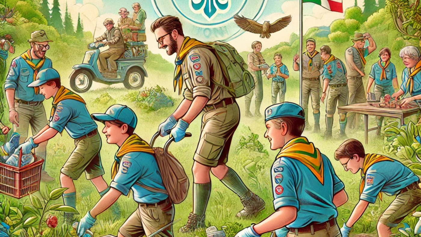 buona azione quotidiana del metodo scout rispettosa dei valori