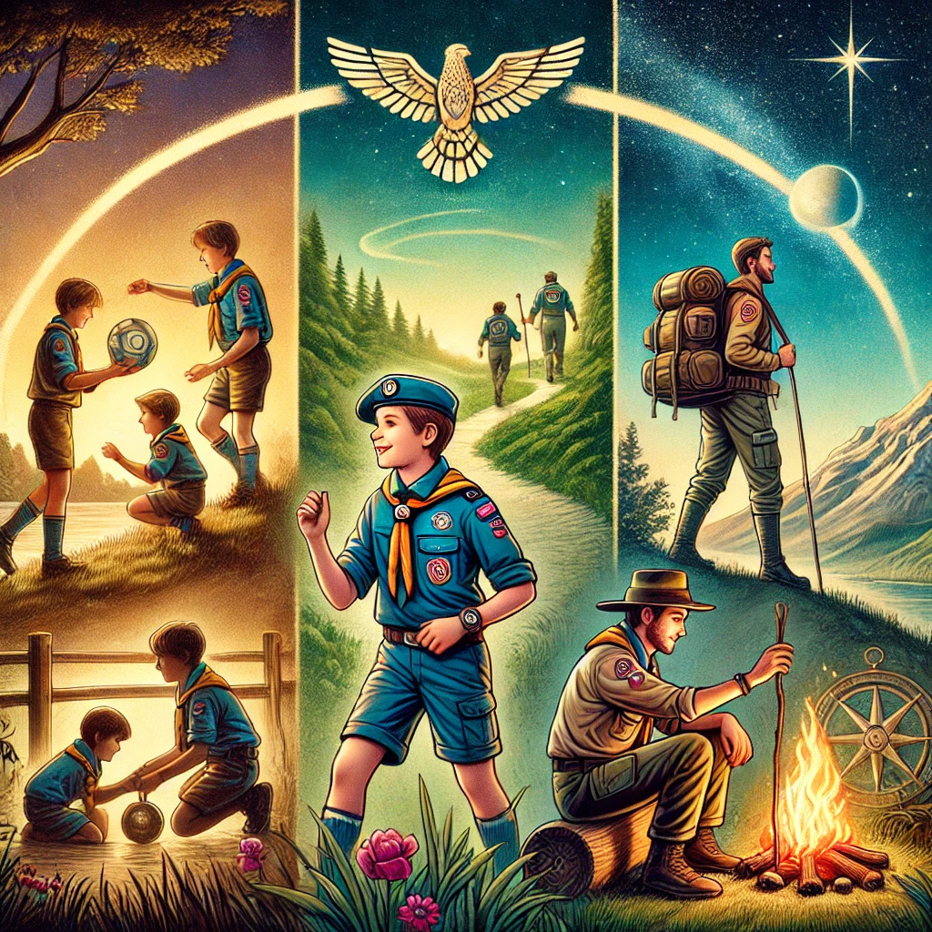il percorso scout: lupetto, esploratore, rover